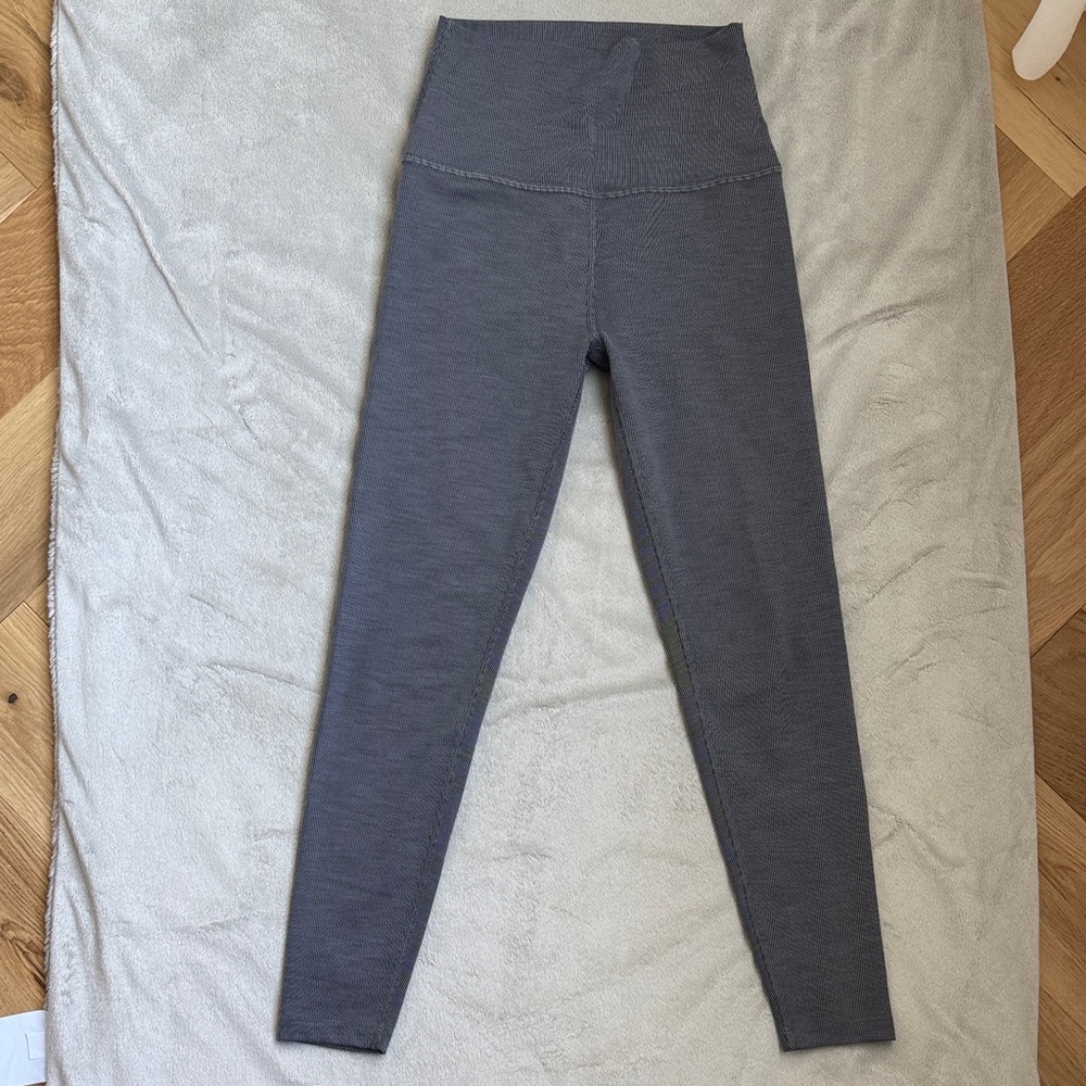Beyond Yoga Ribbed Gray Leggings